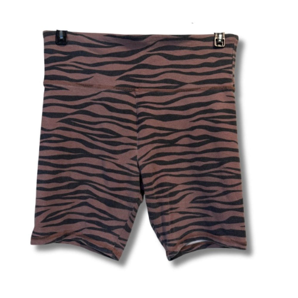 Zebra biker shorts
